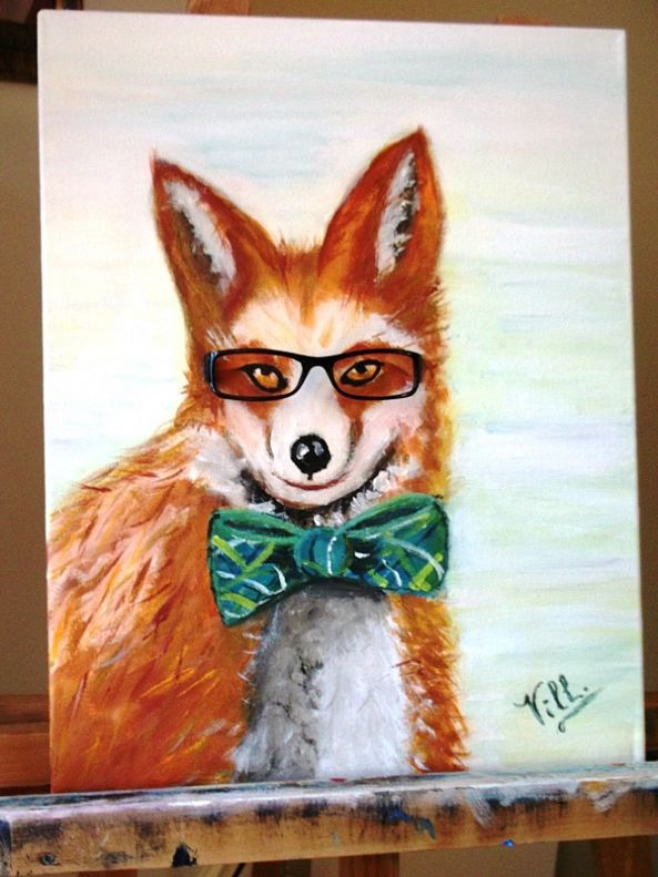 Le renard à lunettes-Denise Villeneuve