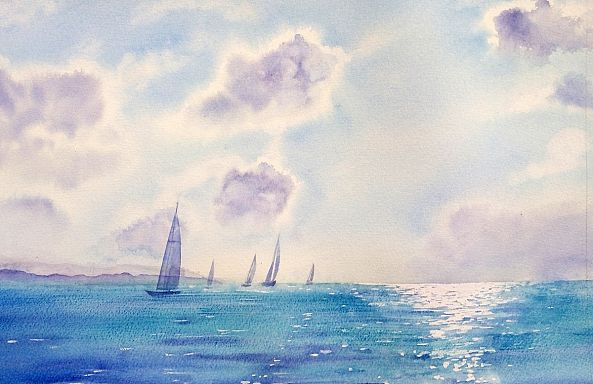 Sailboats -Olga Beliaeva