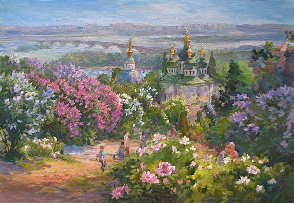 Lilas in botanical garden-Anatoliy Gorets