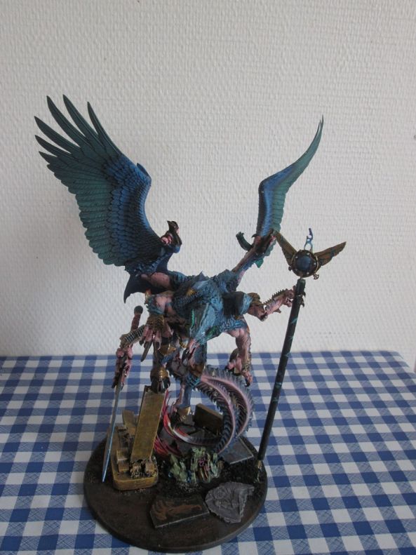 Prince Démon de Tzeentch - Conversion-Michel Ichiman