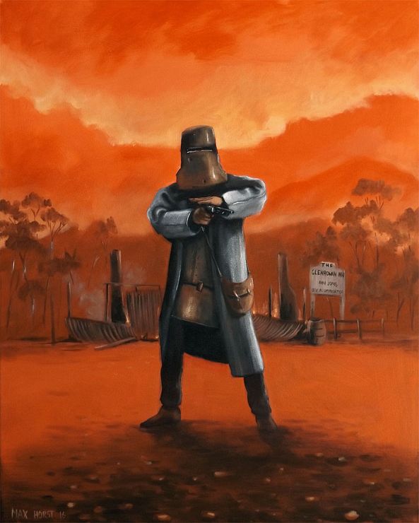 "Ned Kelly last stand "-Max Horst Sokolowski