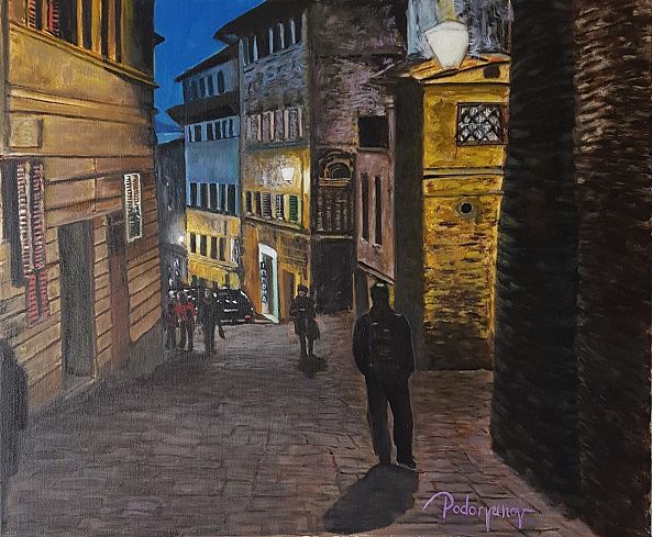 Siena in the evening-yury podorvanov