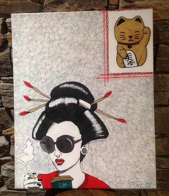 LETTRE A UNE GEISHA-PAM. M