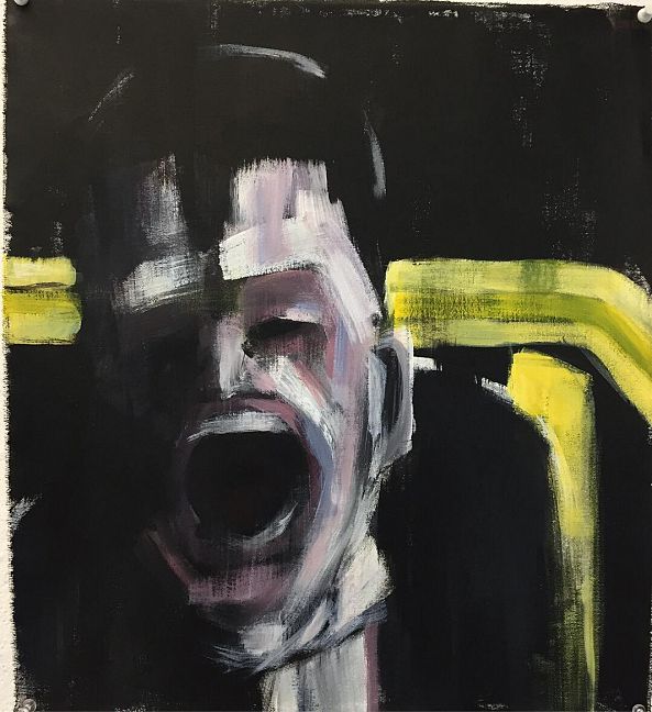 Man screaming-Gabriel Bouffard