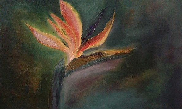 the bird of paradise-Teresa D Guthrie