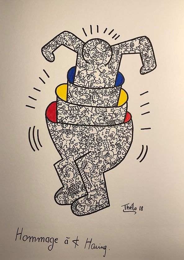 Hommage à K. Haring-Berthelot franc