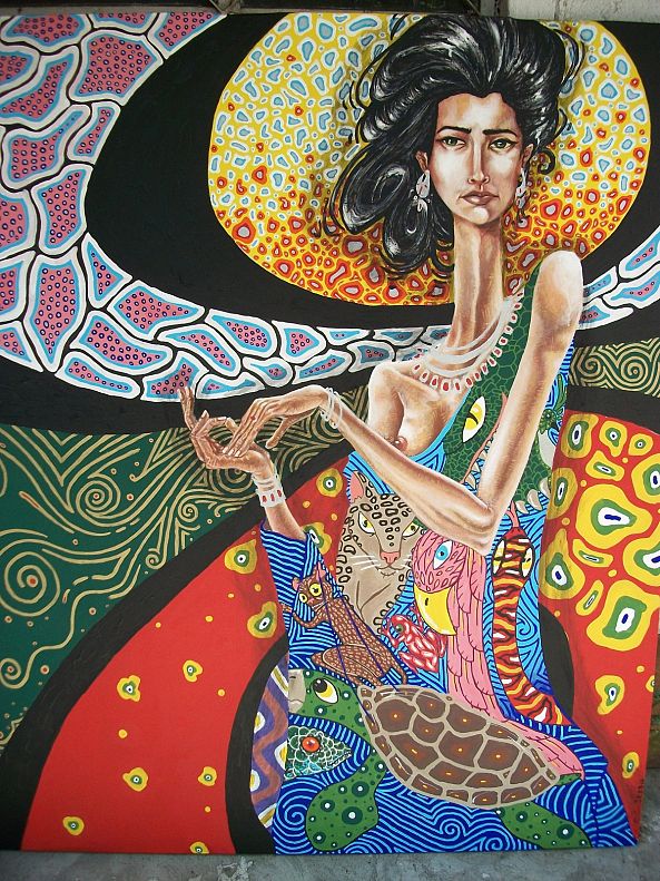 La mujer artesana-Cheko  Hernández Carrillo