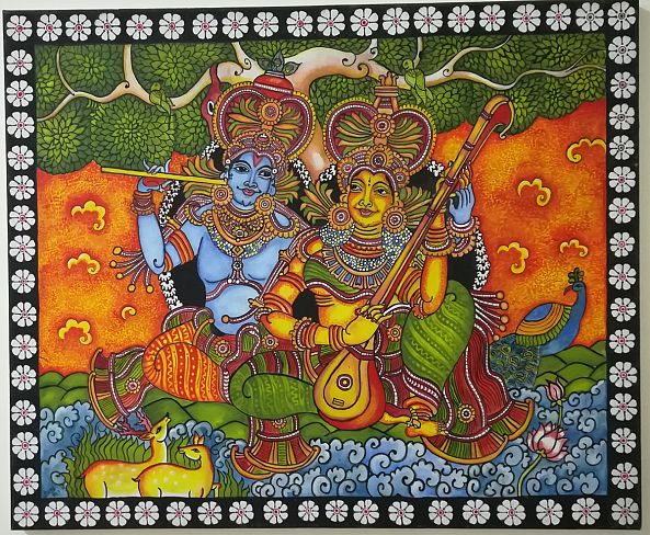 Krisha and radha-Ajay Thozhookkara