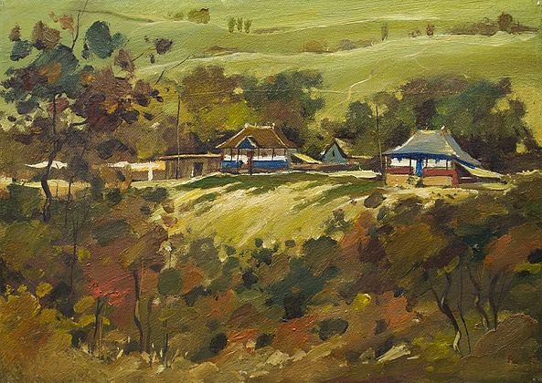 Moldavian autumnal landscape-Anatolii TOMOIANU