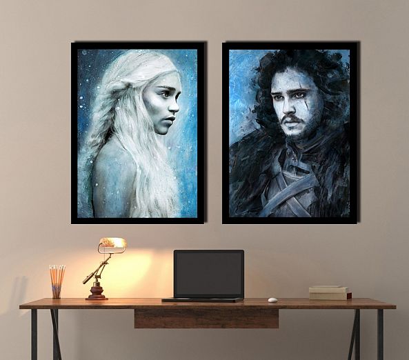 Game of Thrones Daenerys Jon Snow -Anna Marija Bulka-Anna Marija Bulka