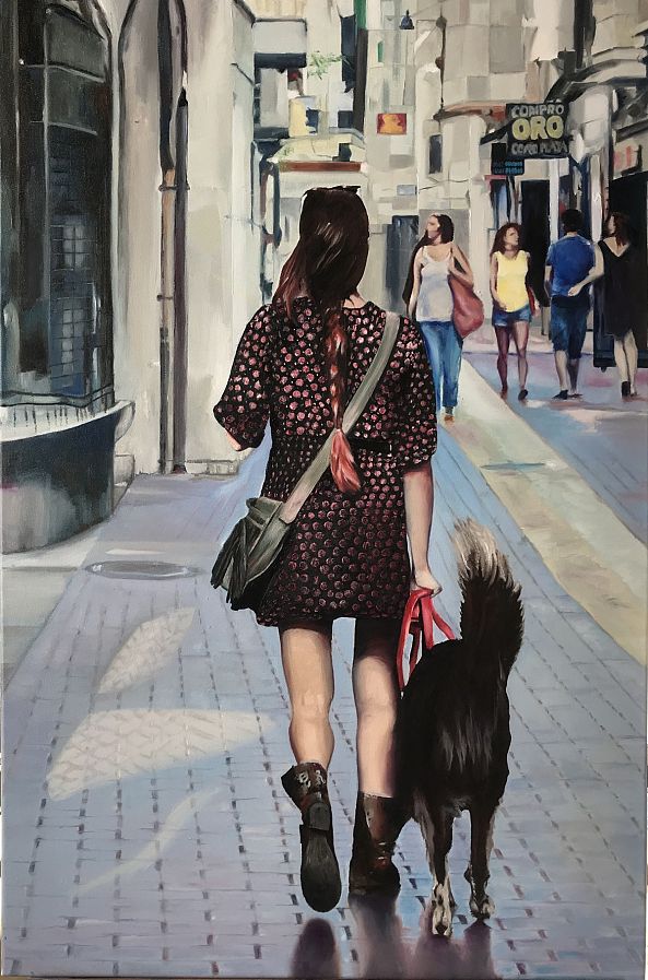 On the street where I live.-Karen Ross