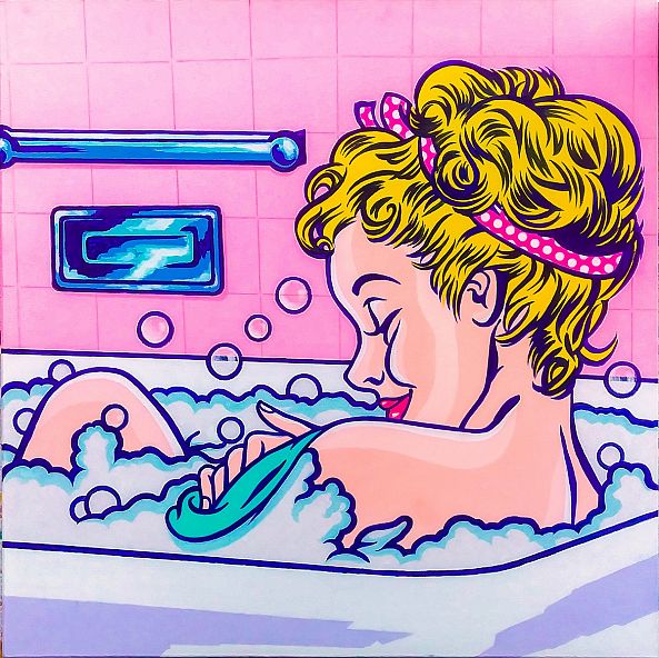 Bubbles -POP ART Artstudione