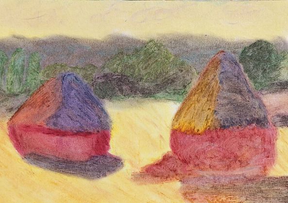 Monet Haystacks Homage-Pete Malmberg