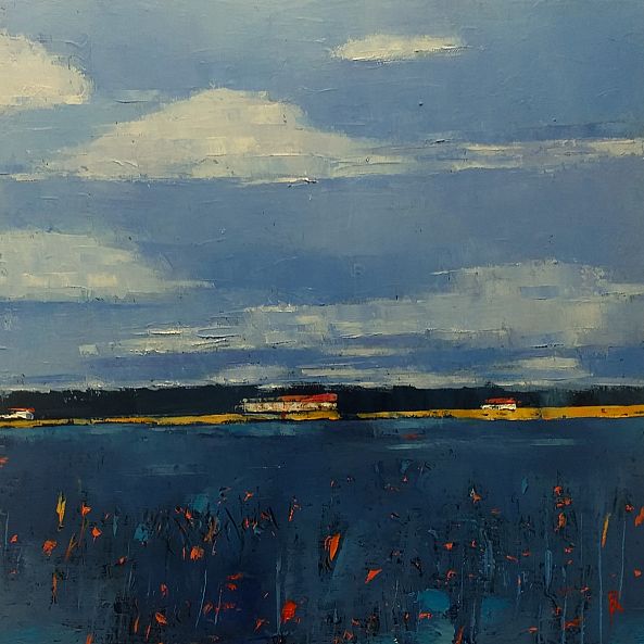 Blue Landscape 1-Kestutis Jauniskis