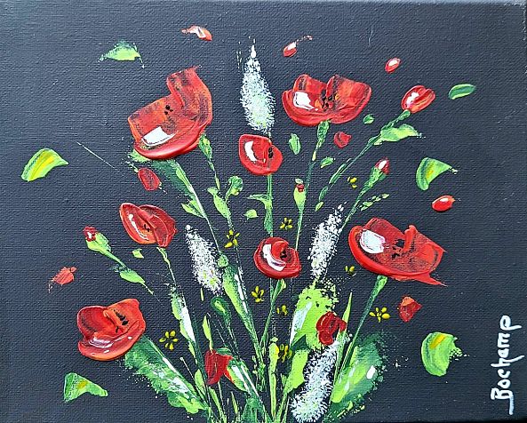 Coquelicots-Chantal Bochamp