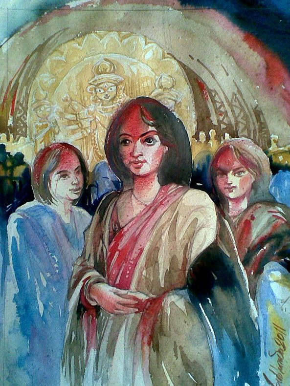 Worshiping womenhood-Subhendu Das