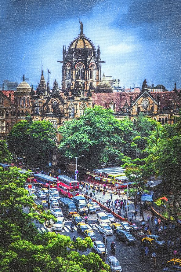 Chhatrapati Shivaji Terminus, Mumbai. India-manish mansinh