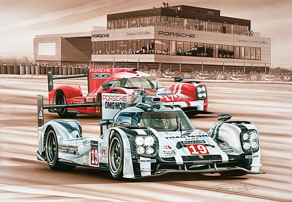 Porsche 919 Hybrid - le Mans 2015-François BRUERE