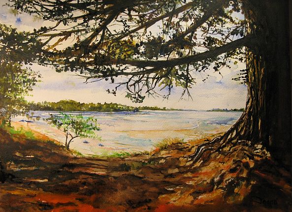 Golfe du morbihan-Aquarelliste Jeano