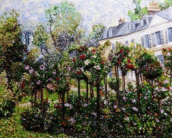 Le jardin de roses-Mosaïcm Mosaïste