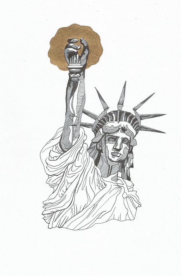 Liberty enlightening the world-Ellis Eyre