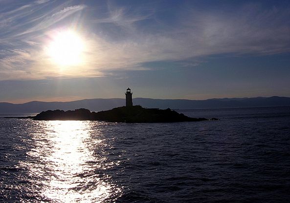 Coucher de soleil du Phare du Pilier-de-Pierre - Saint-Jean-Port-Joli-Nathalie Masse