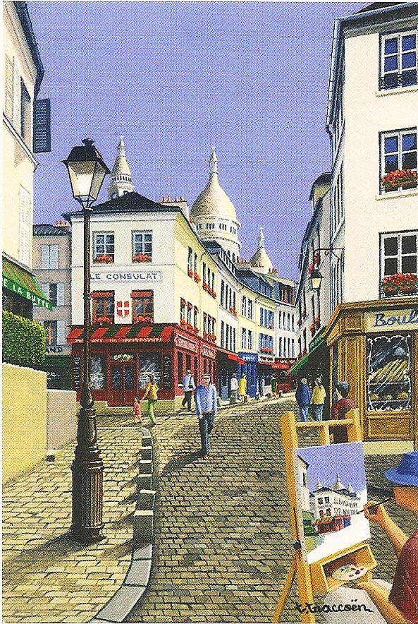 paris, montmartre ( postal card )-Thierry Traccoën