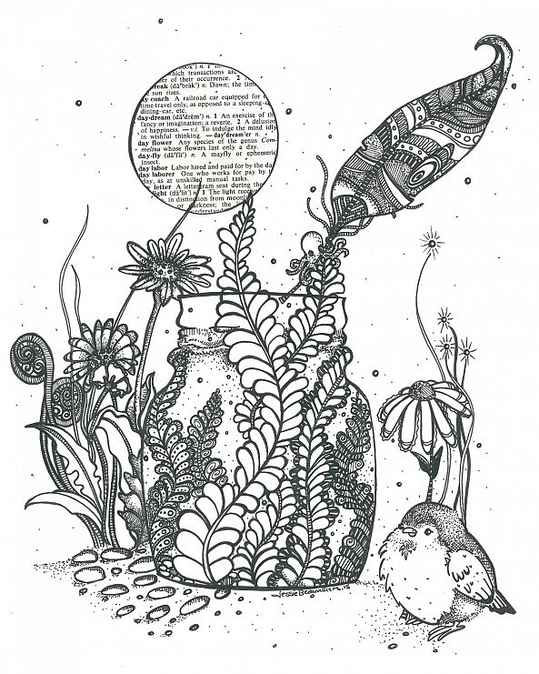 Garden in a Jar-Jessie's Art