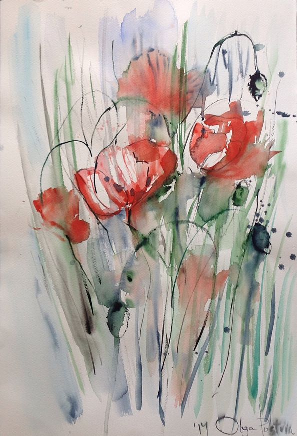 SUMMER POPPIES-Olga Polstvin