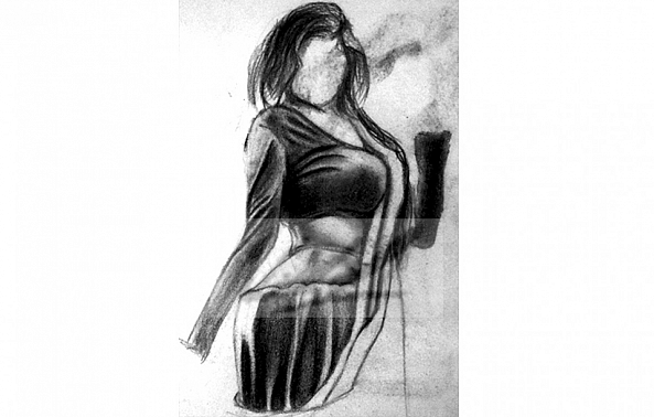 Saree Sketch 2 -Vimal khatri