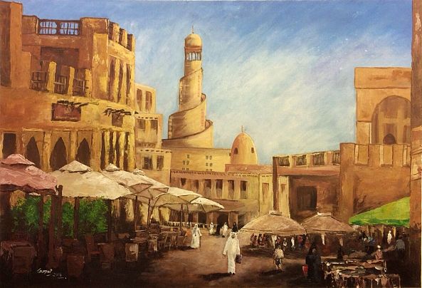 Souq-Waqif, Doha Traditional Arab market -Gopi Shrestha