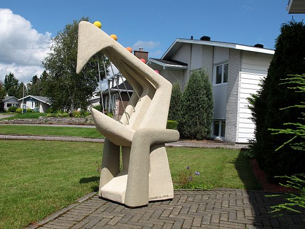 ''Angoisse''-Germain Desbiens, sculpteur