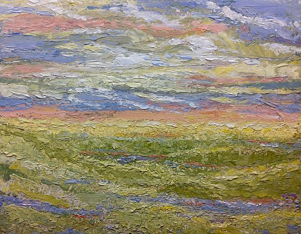 Paysage pastel -Ursula Lampron