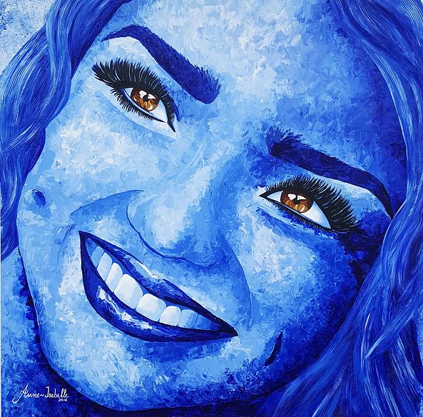 Blissful Blues-AnneIsabelle Art