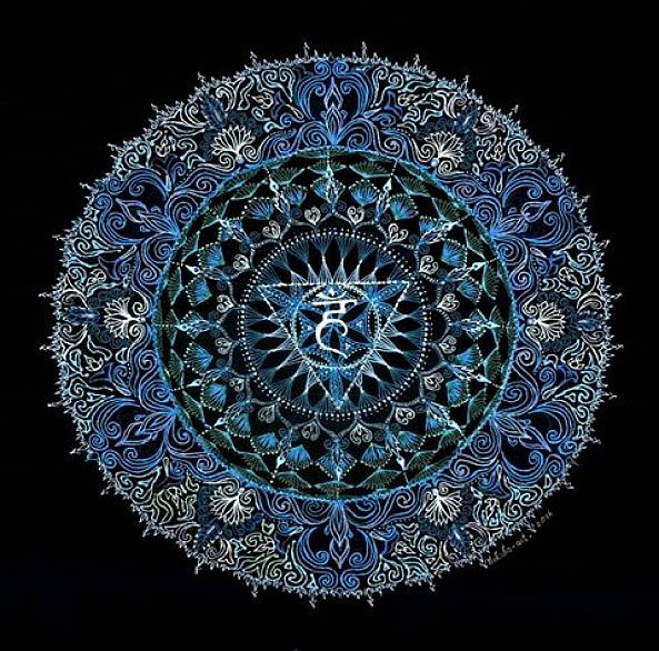 Chakra Mandala-Moksha-art Lina Slavikaite