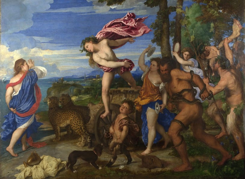 Bacchus and Ariadne by Titian