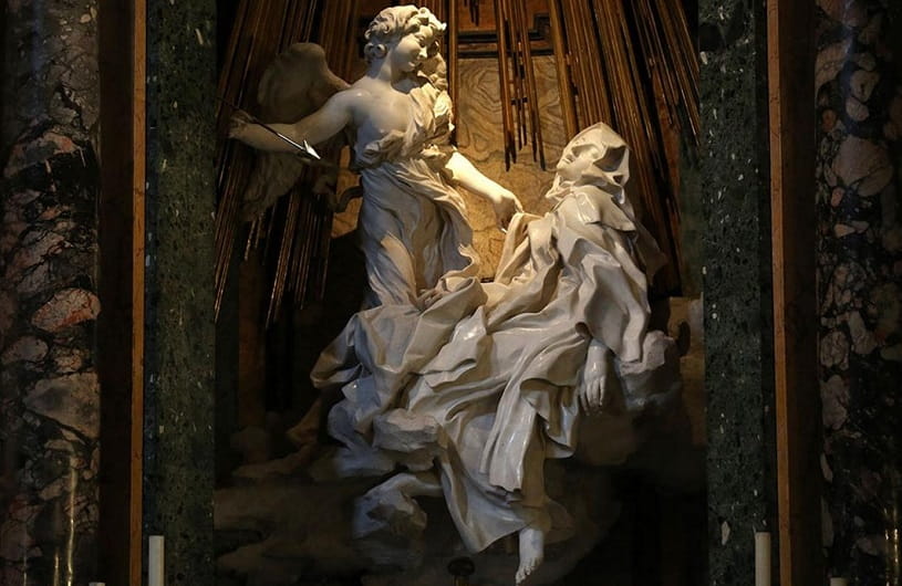 Ecstasy of Saint Teresa Bernini.