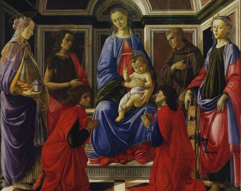 Madonna and Child with Six Saints